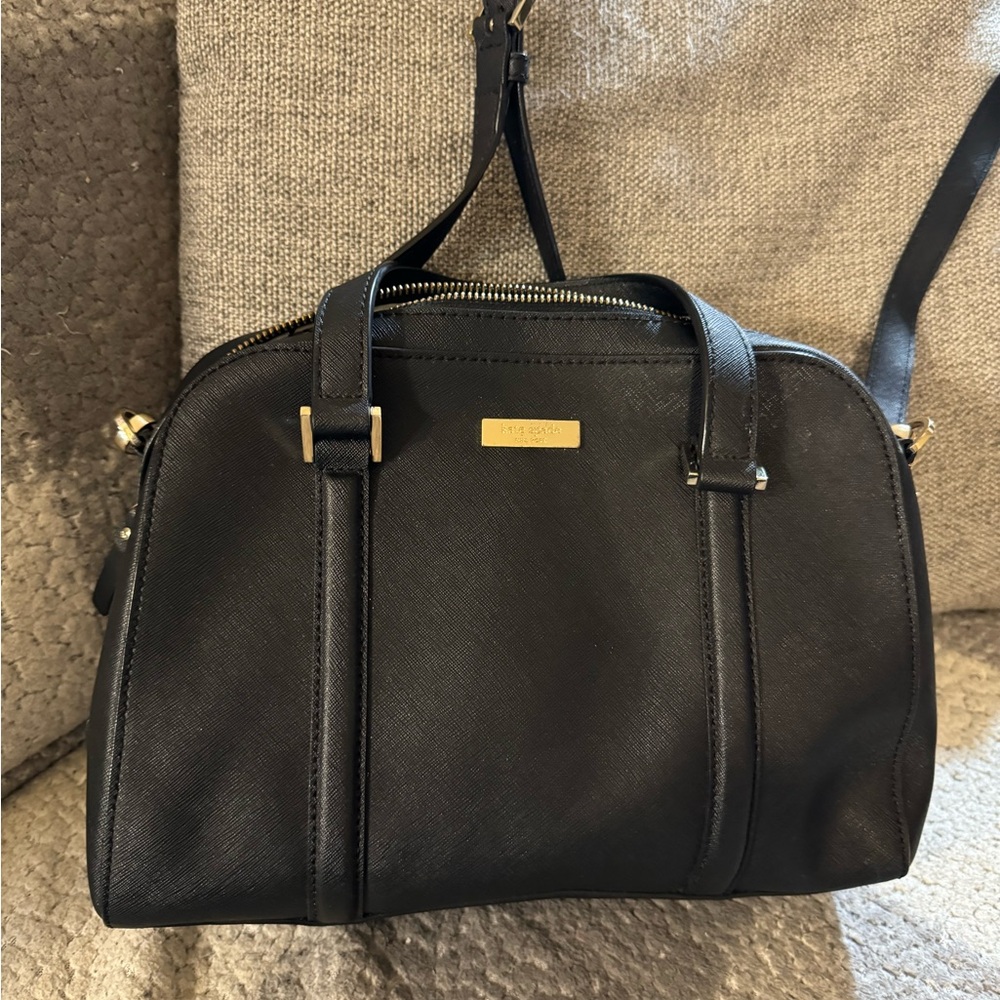 Kate Spade satchel in black saffiano leather